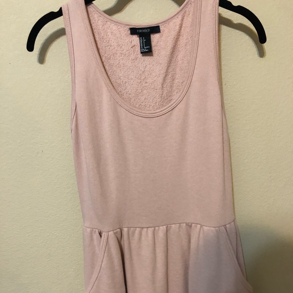 blush colored dress
